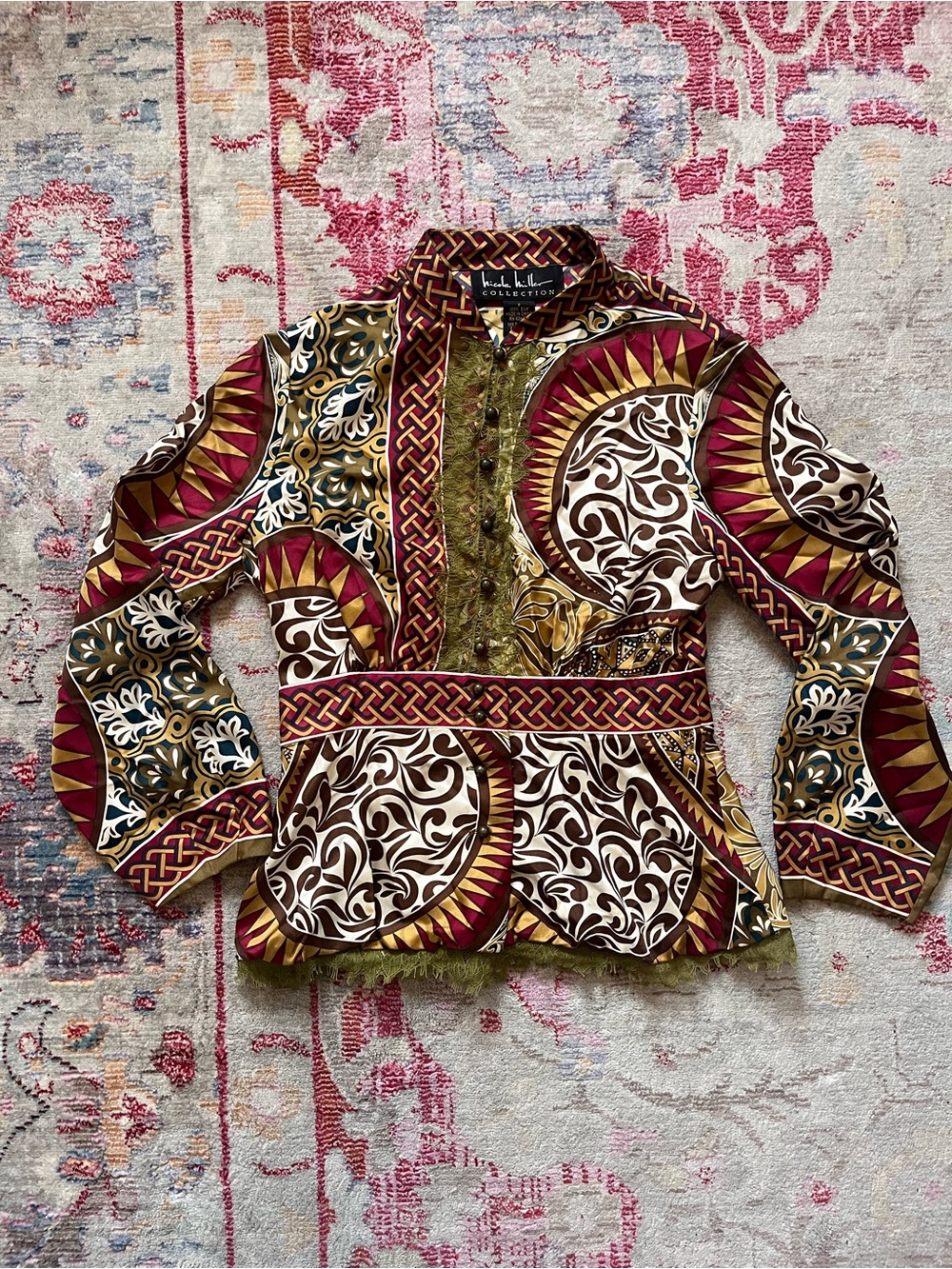 Nicole Miller silk blouse
